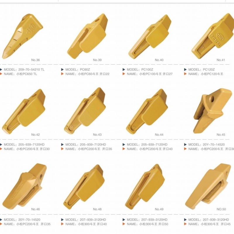 Komatsu bucket teeth