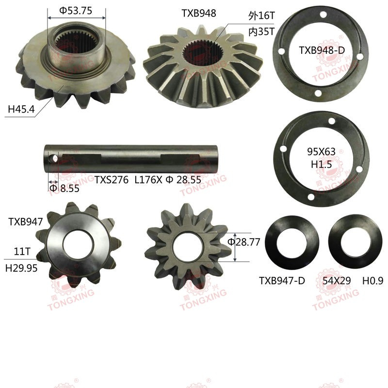 Dana-Spicer BA401295X Differential Gear Kit with Ring & Pinion Gears for Off-Road Trucks" title="Professional-Grade Dana Axle Differential Rebuild Kit